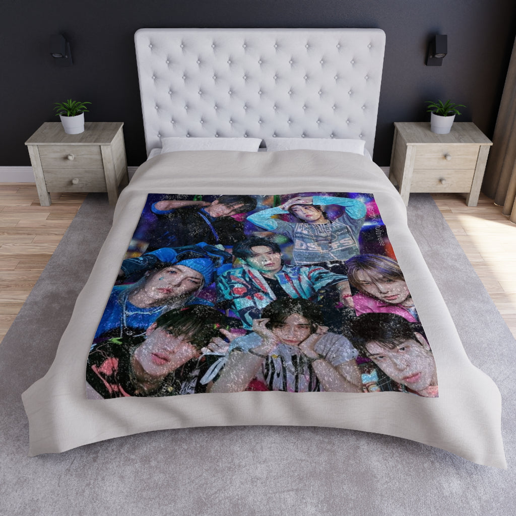 StrayKids Crushed Velvet Blanket