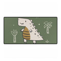 Cute Dino Desk Mat — Green Cartoon Dinosaur Mouse Pad for Kids & Home Office