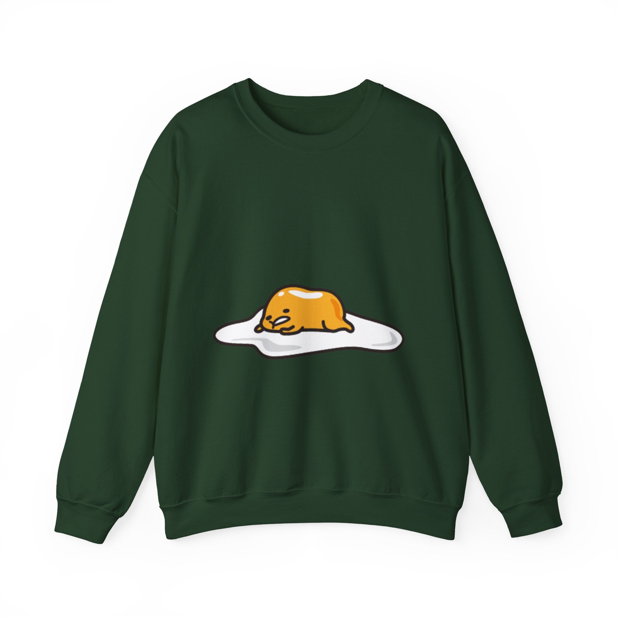 Gudetama Lazy Egg Crewneck Sweatshirt — Cute Kawaii Egg Character Pullover