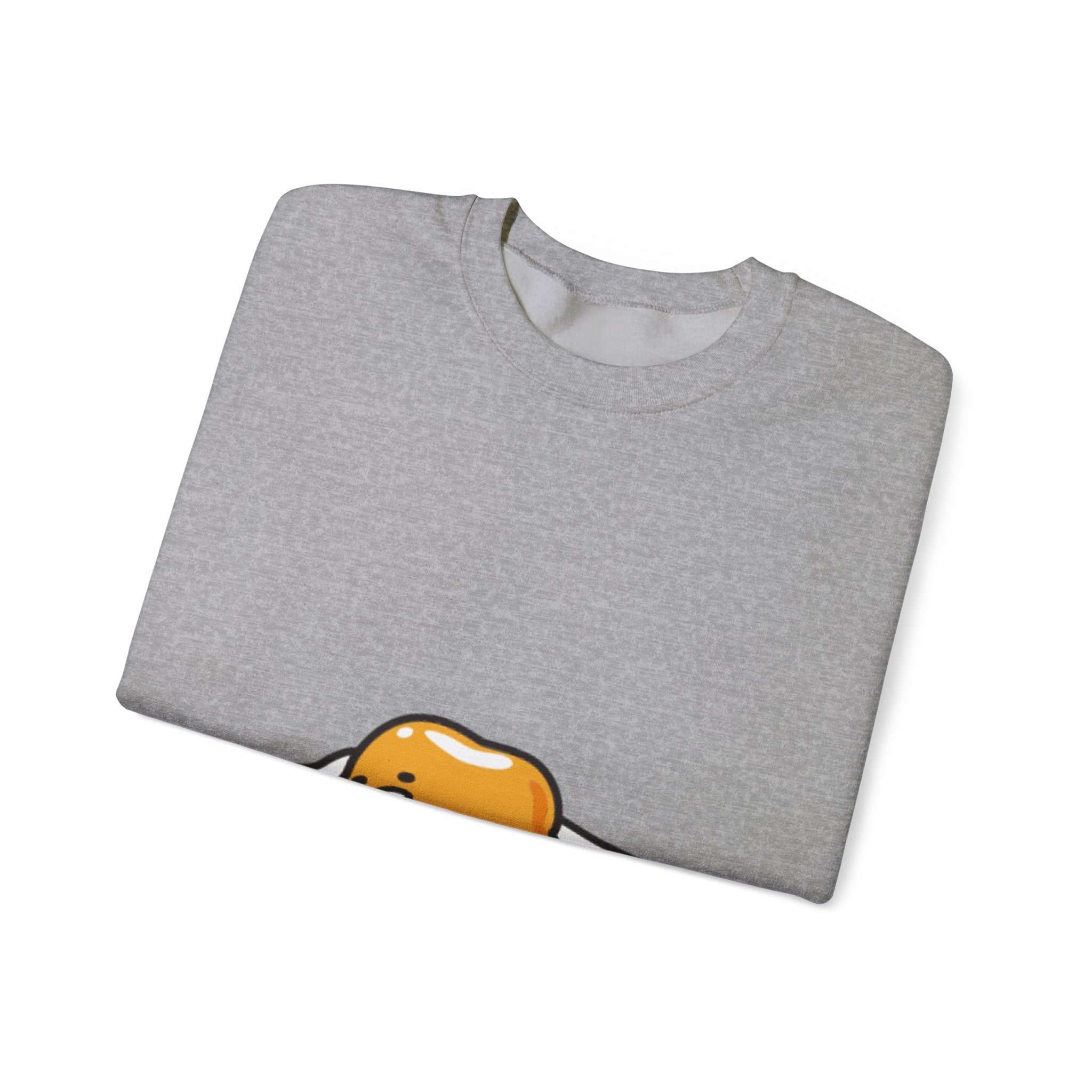 Gudetama Lazy Egg Crewneck Sweatshirt — Cute Kawaii Egg Character Pullover