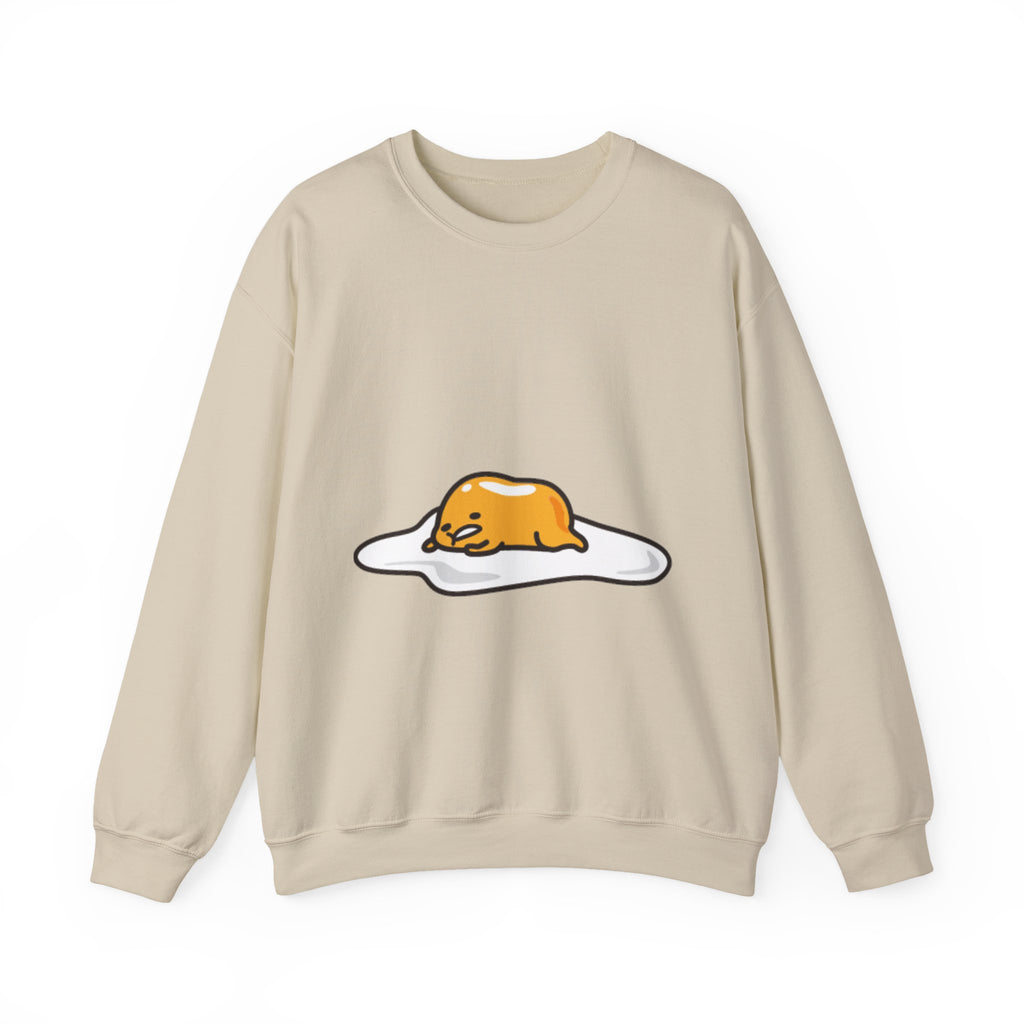 Gudetama Lazy Egg Crewneck Sweatshirt — Cute Kawaii Egg Character Pullover
