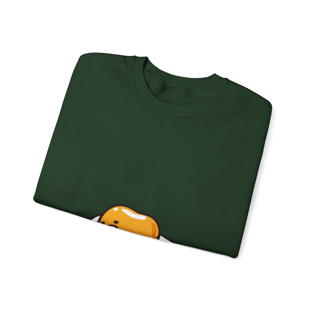 Gudetama Lazy Egg Crewneck Sweatshirt — Cute Kawaii Egg Character Pullover