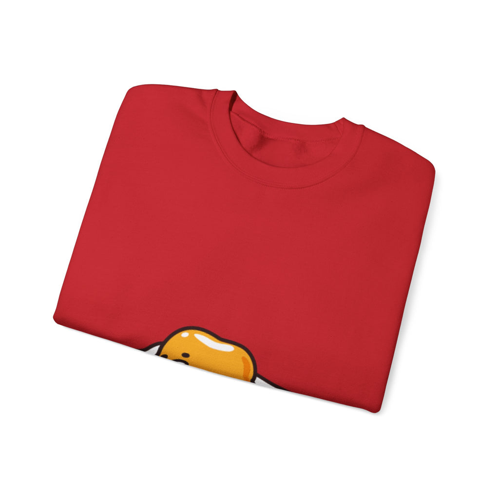 Gudetama Lazy Egg Crewneck Sweatshirt — Cute Kawaii Egg Character Pullover