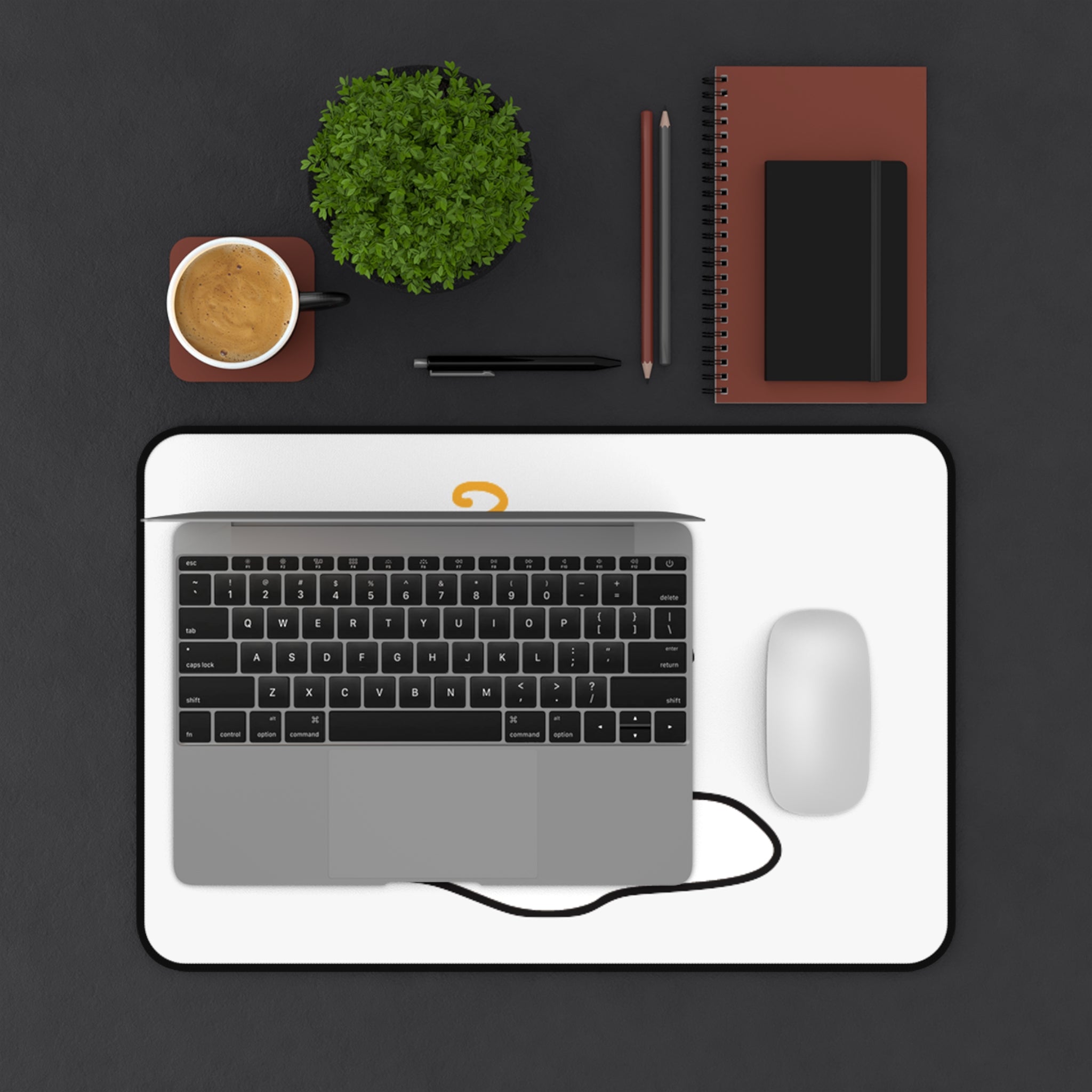 Gudetama Confused Desk Mat — Cute Lazy Egg Mouse Pad for Office & Gaming