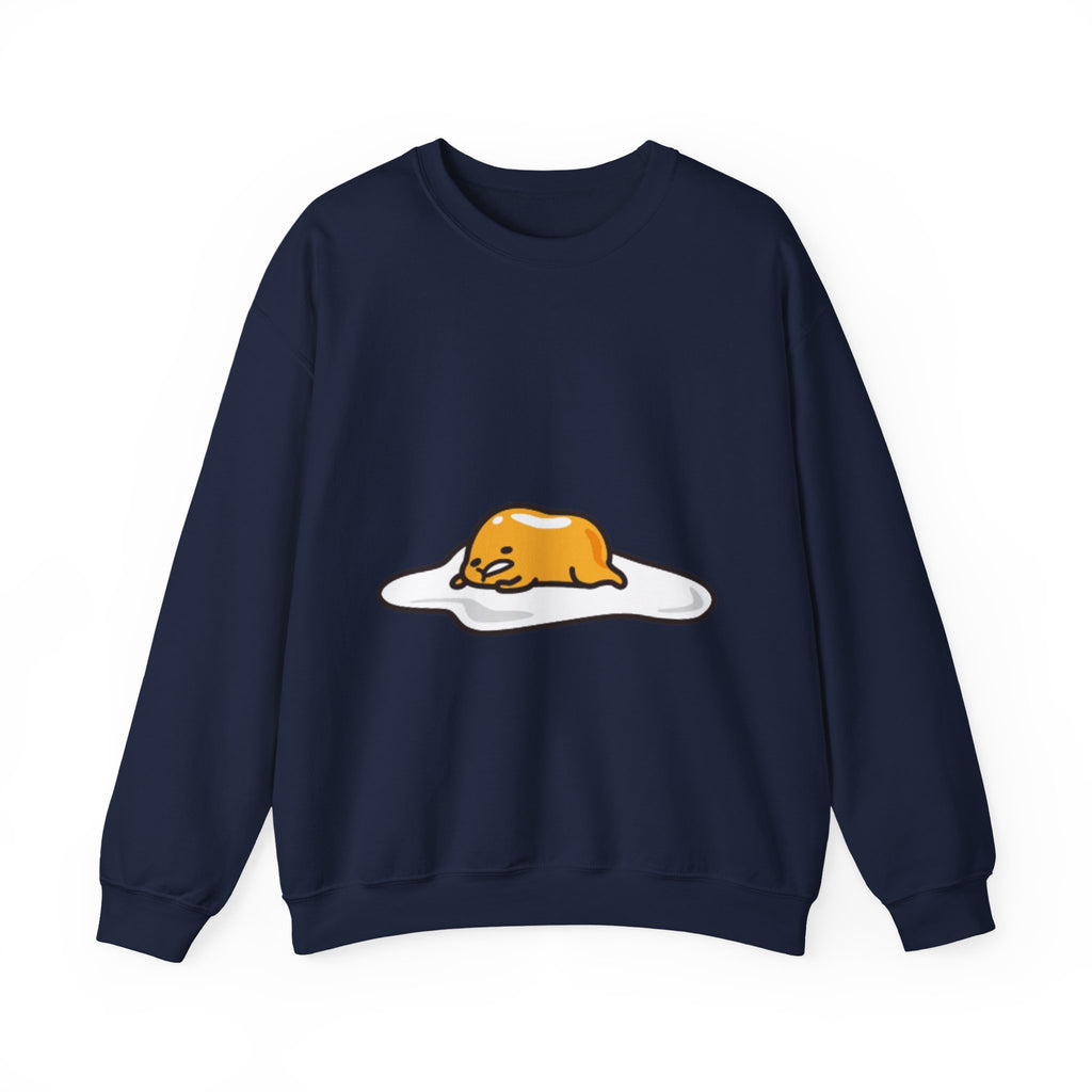 Gudetama Lazy Egg Crewneck Sweatshirt — Cute Kawaii Egg Character Pullover