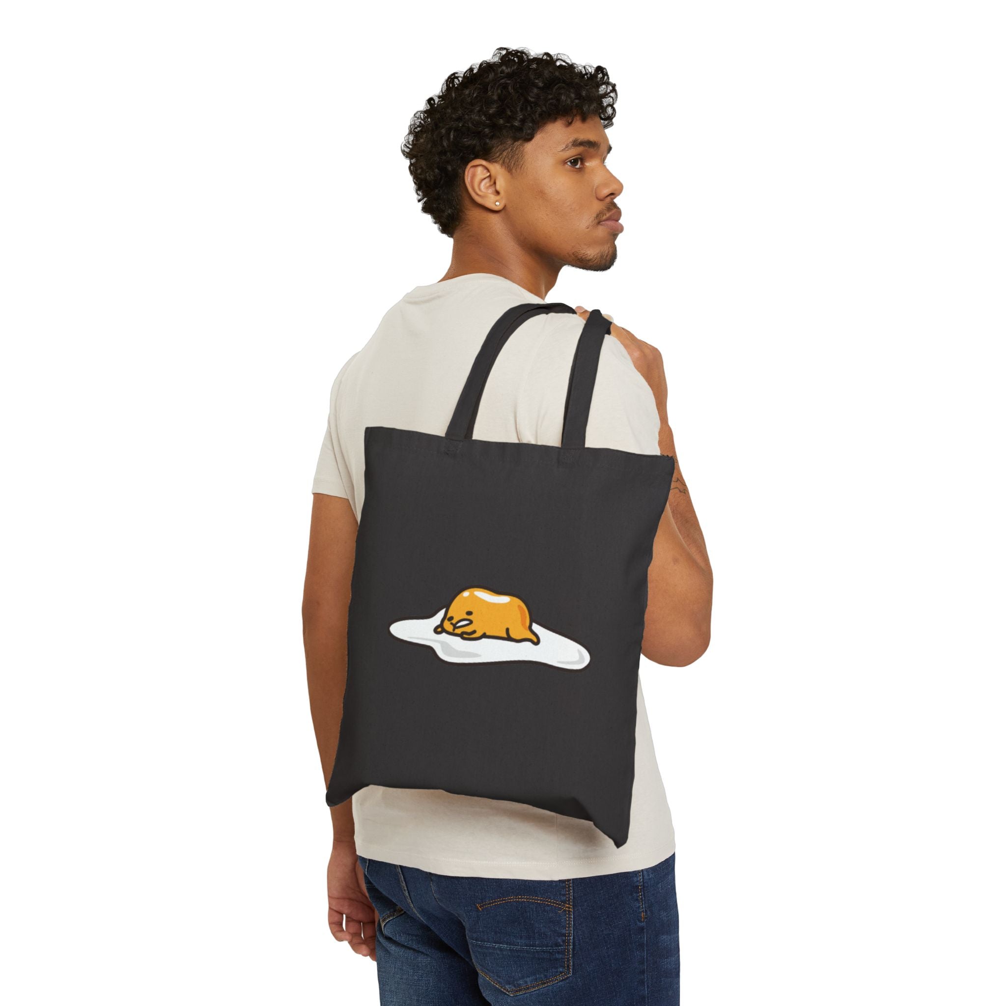 Tote — Cute Lazy Egg Gudetama Canvas Tote Bag