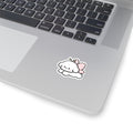 Cute Fluffy Puppy Fairy Sticker — Kiss-Cut Waterproof Laptop Decal