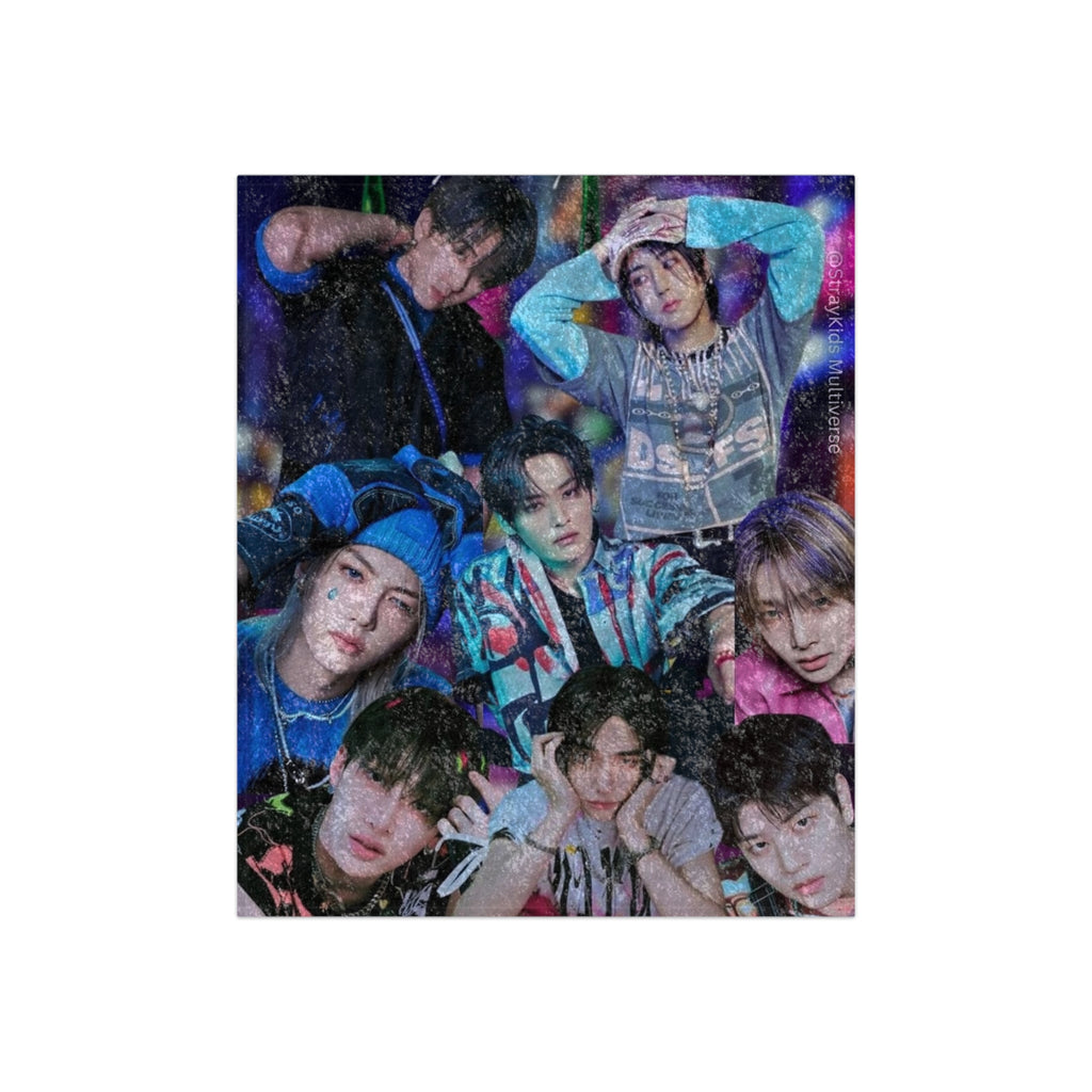 StrayKids Crushed Velvet Blanket