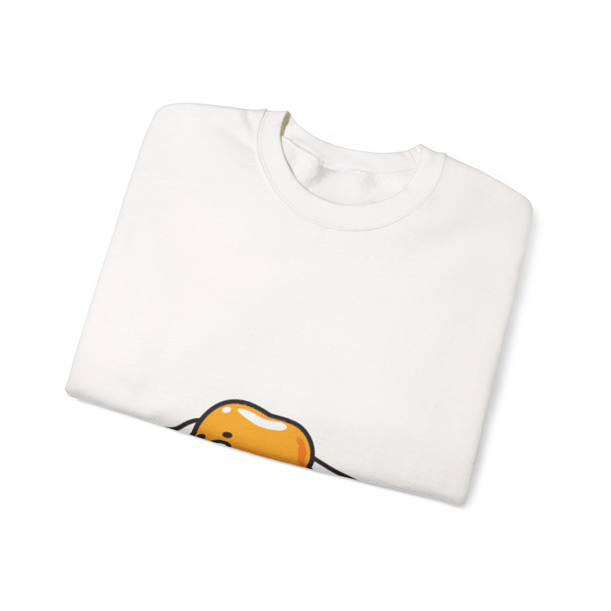 Gudetama Lazy Egg Crewneck Sweatshirt — Cute Kawaii Egg Character Pullover