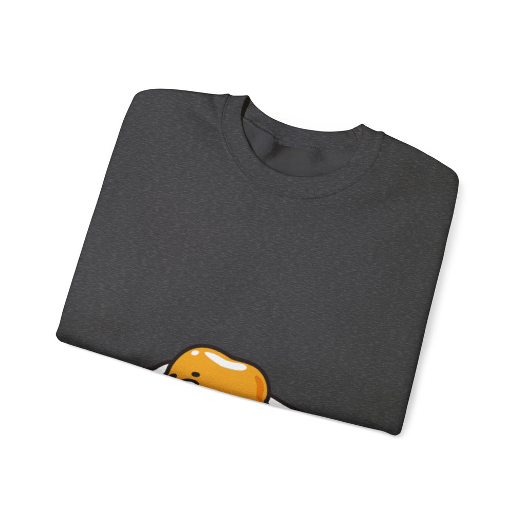 Gudetama Lazy Egg Crewneck Sweatshirt — Cute Kawaii Egg Character Pullover