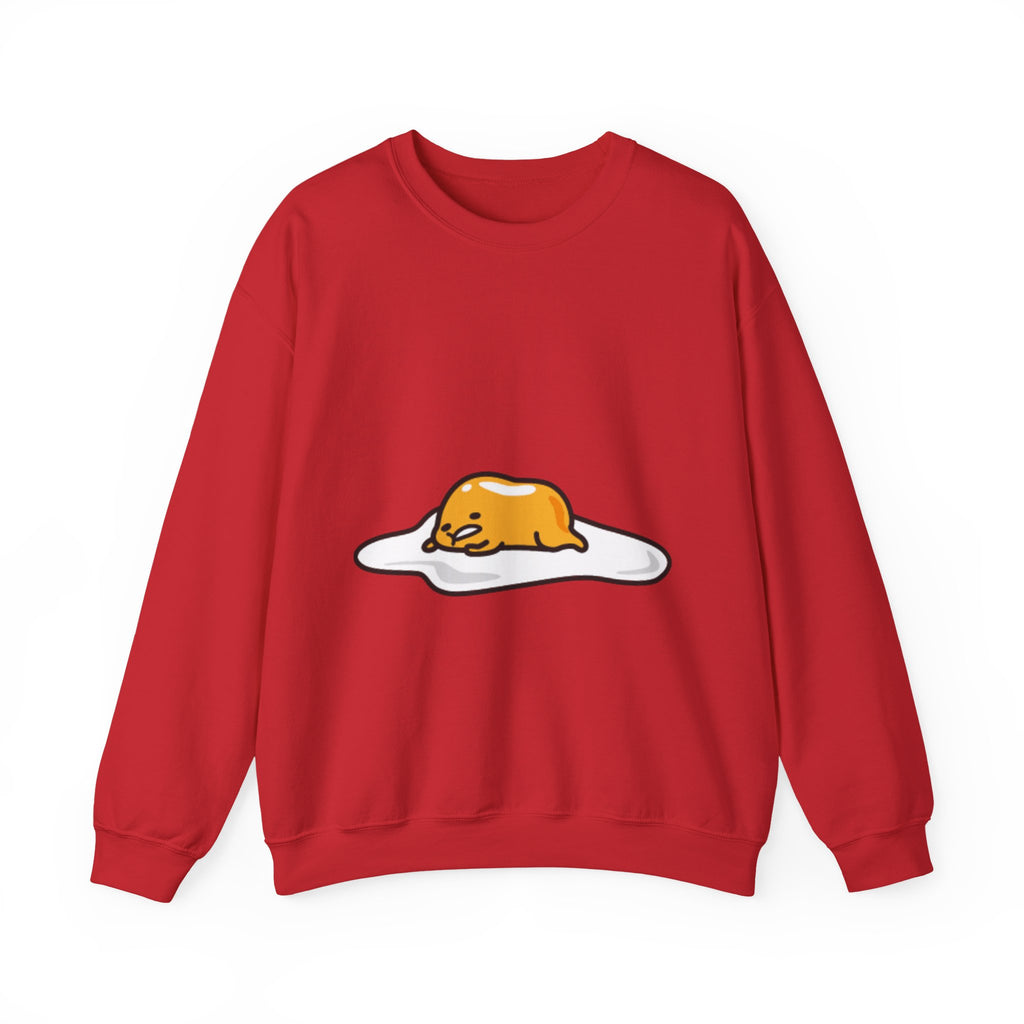 Gudetama Lazy Egg Crewneck Sweatshirt — Cute Kawaii Egg Character Pullover
