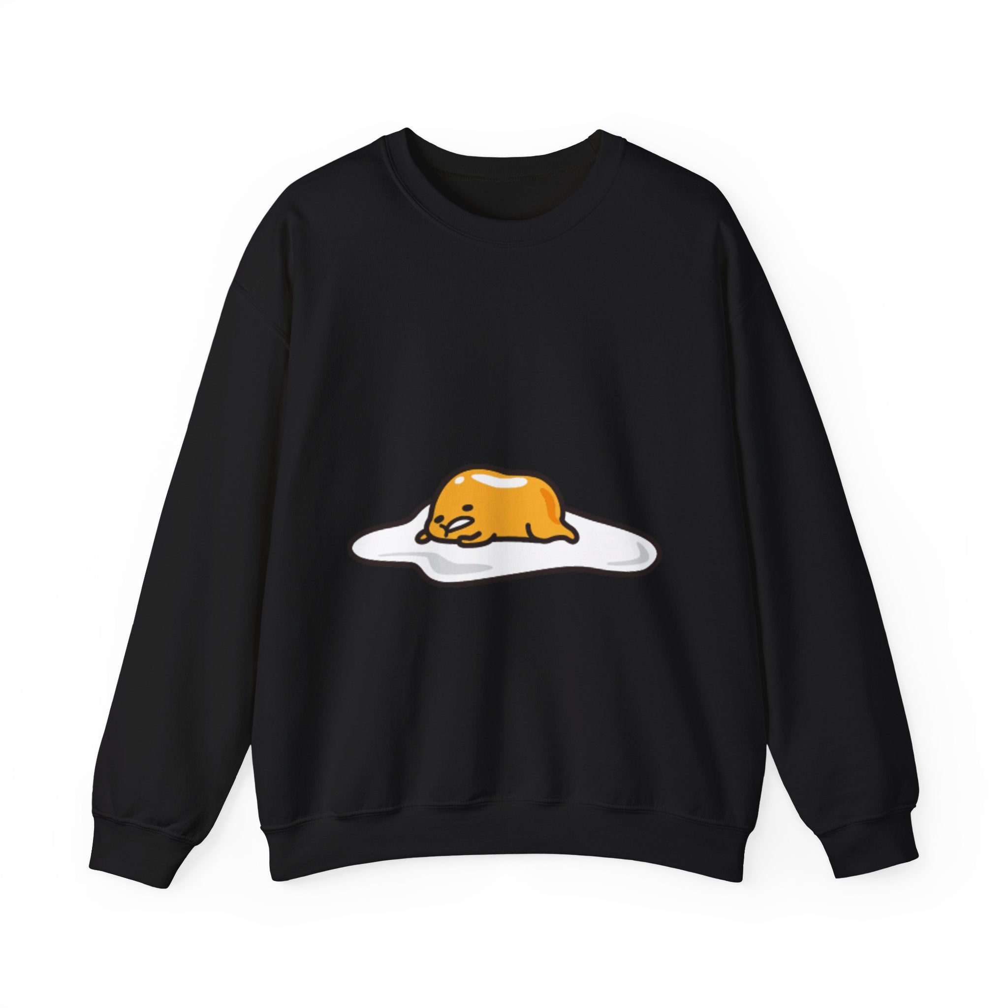 Gudetama Lazy Egg Crewneck Sweatshirt — Cute Kawaii Egg Character Pullover